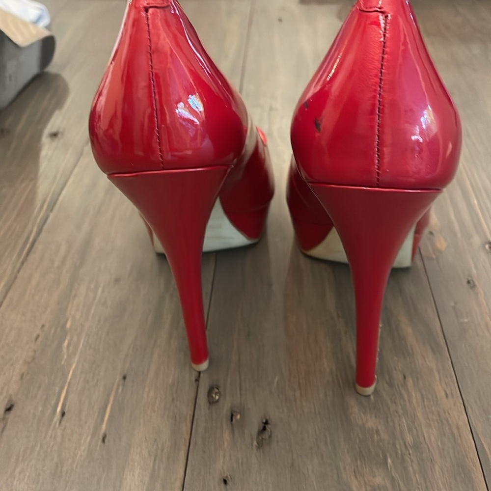 Ruby Red Heels-Size 8.5 Tts Great Condition - image 3